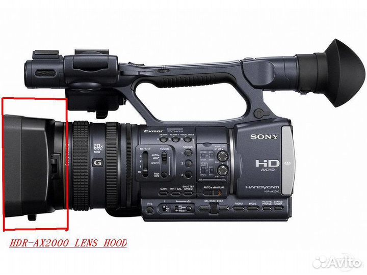 Бленда объектива Sony