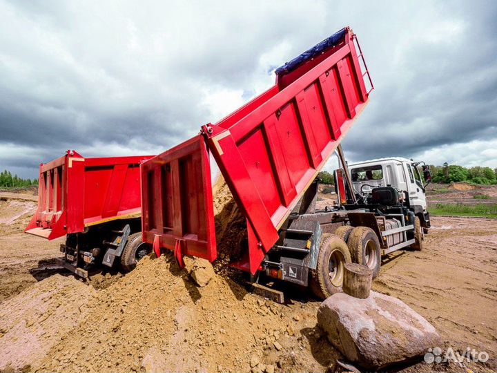 Песок \ Щебень карьерный с доставкой от 3кубов