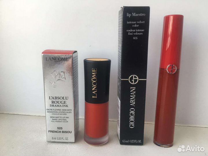 Lancome,Giorgio Armani помады