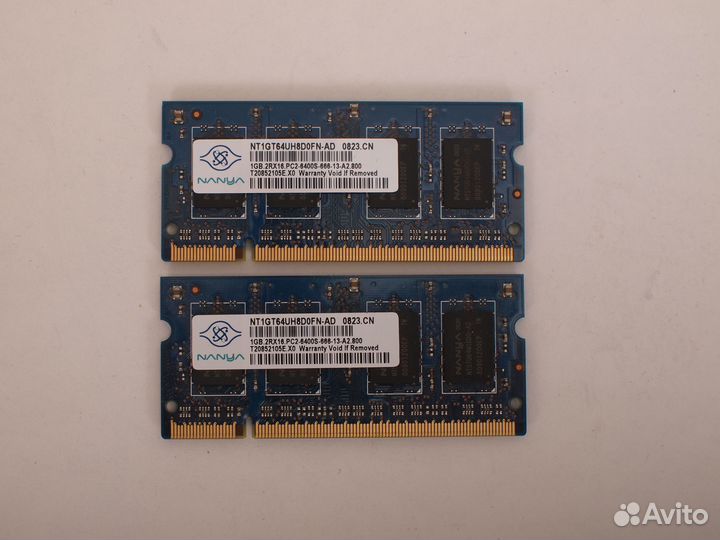 Память DDR2 4гб (2+2) Hynix, SO-dimm 2гб (1+1)