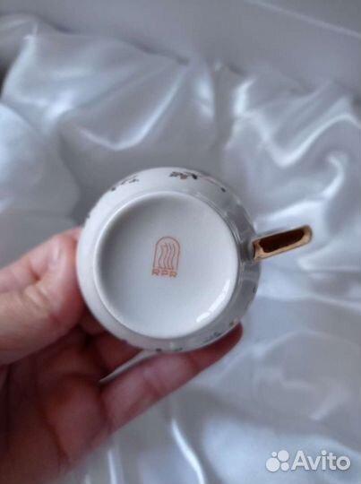 Кофейный сервиз, рижский форфор