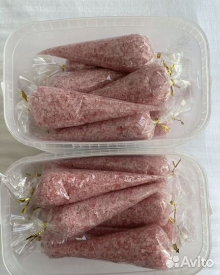 Морская соль с ароматгм малины