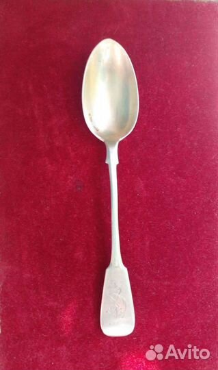 Серебряная чайная ложка 84 пробы