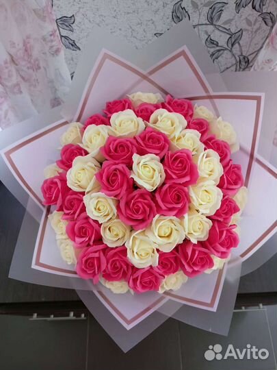 Букет цветов из мыла