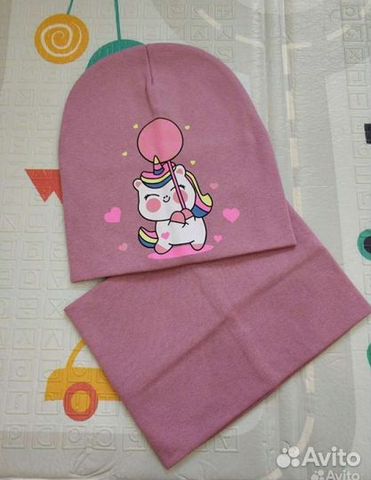 Шапка со снудом новая