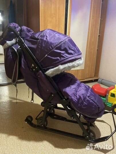 Детские санки коляска ника 7.5