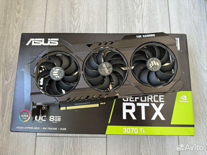 Asus RTX 3070TI TUF Gaming OC 8гб