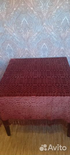 Скатерть ковровая СССР с бахромой