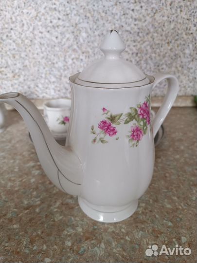 Винтажный кофейный сервиз из 70- х