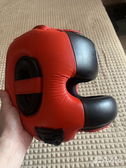 Боксерский шлем с бампером venum размер М