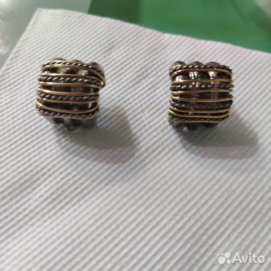 Браслет, клипсы времён СССР