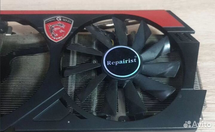 Видеокарта MSI GeForce GTX 770 2 Гб дефектная