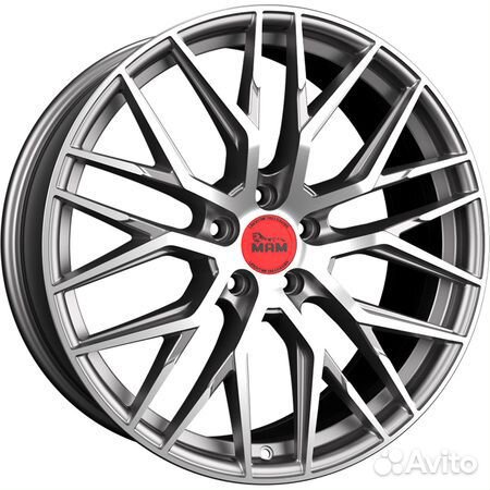 R18 5x112 8J ET45 D72,6 MAM Felgen RS4 Palladium Front Polish