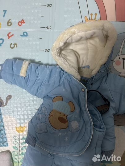 Конверт-комбинизон зимний для мальчика