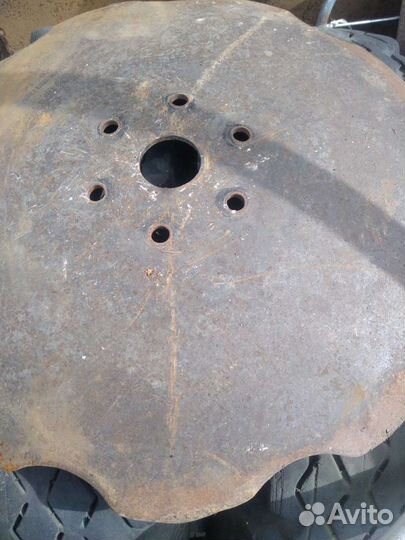 Сковорода из диска, заготовка для саджа