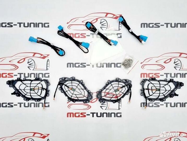 Подсветка дверных динамиков Mercedes GLE/GLS 167