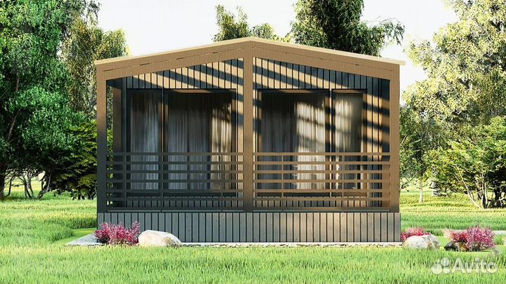 Модульный дом в современном стиле