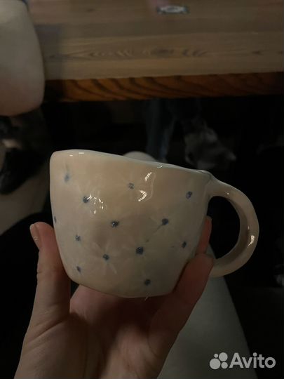 Чашка ручной работы