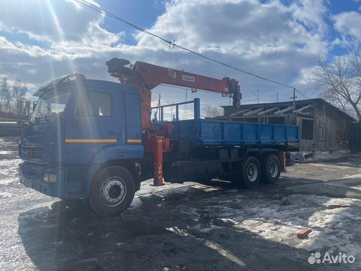 КАМАЗ 65117-N3 с КМУ, 2013