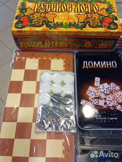 Игры настольные. Карты пластик