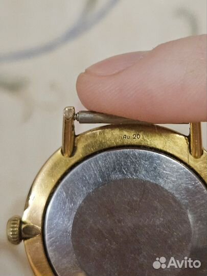 Часы Луч 2209 СССР позолота Au20