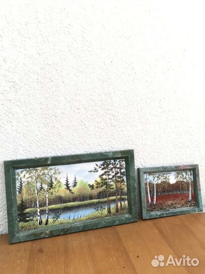 Панно из поделочного камня