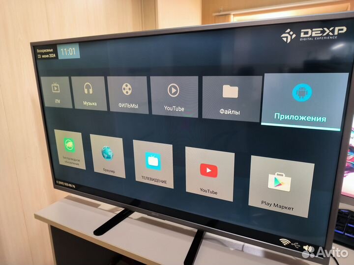 Телевизор 50 дюймов 4к SMART TV