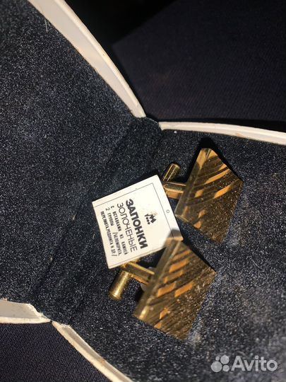 Запонки винтаж СССР