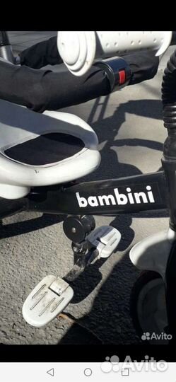 3х колесный велосипед фирмы bambini от 1,5 до 3х