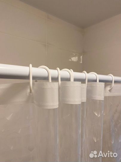Штора для ванной 3d