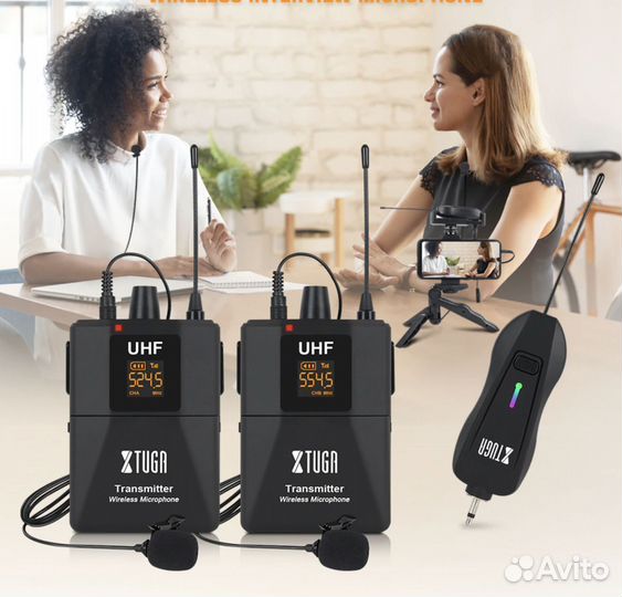 Новый UHF Радиомикрофон петличка Xtuga CM-02