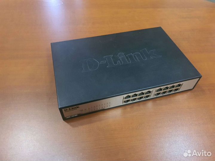 Коммутатор d-link 1016c