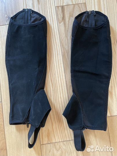 Краги с сетчатыми вставками Fouganza