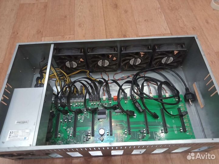 Корпус тушка для майнинга на 8 карт GPU