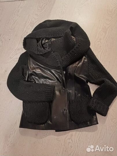 Натуральная кожаная куртка Рunto 48 размер