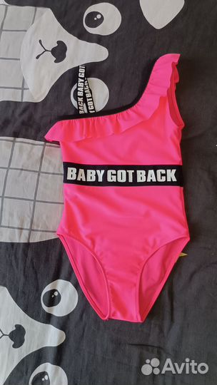 Купальник слитный для девочки 122-128