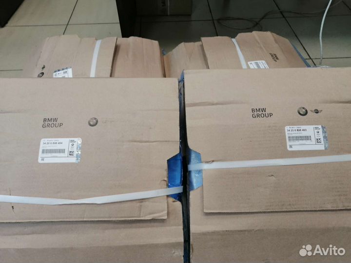 Тормозной диск вентилируемый BMW