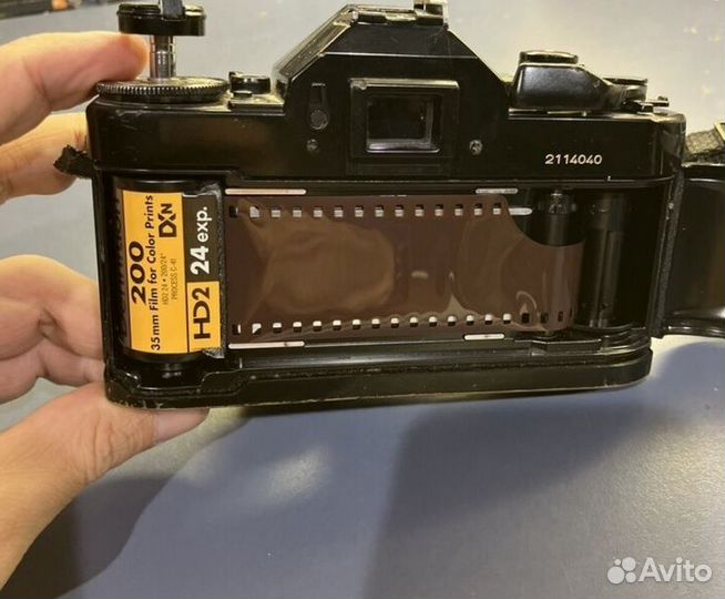 Фотоаппарат пленочный Canon со вспышкой