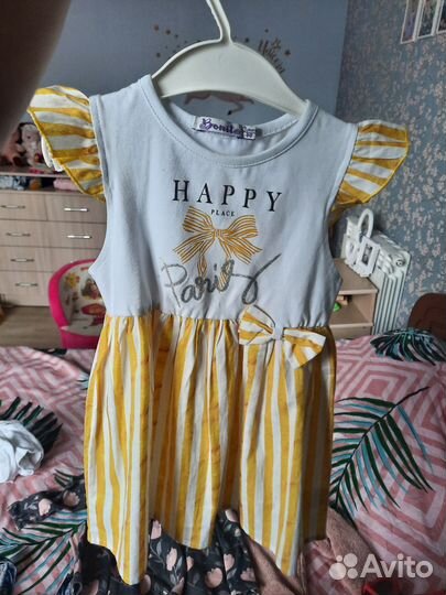 Пакет одежды на девочку 86-92-98