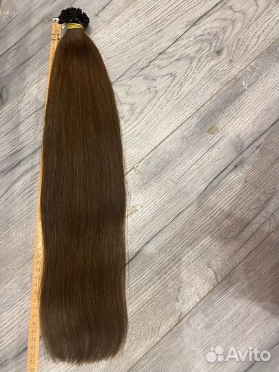 Волосы натурал. для наращ. 213капсул 50см