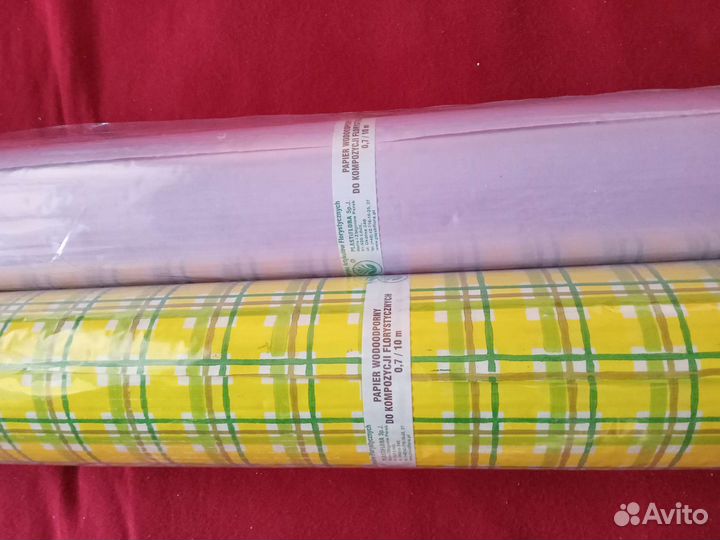 Оберточная бумага крафт 10 метров в рулонах