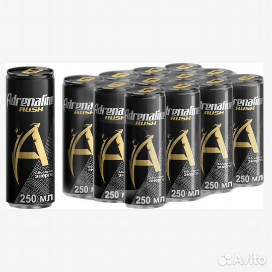 Энергетический напиток Adrenaline Rush 0,25л