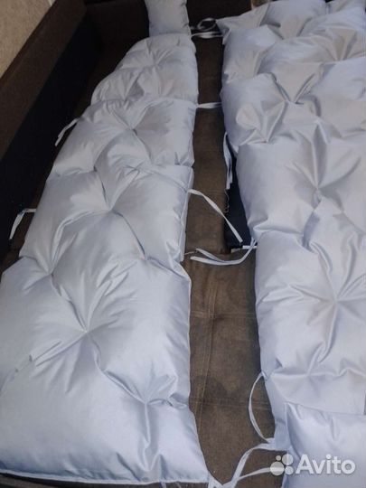 Пошив подушек для садовой мебели, балкона