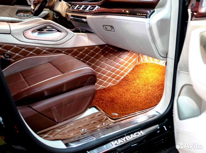 Автоковрики на Mercedes-Benz GLS-Maybach 2021г