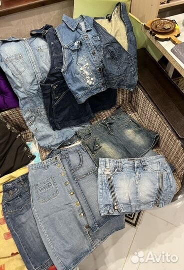 Джинсовая женская одежда