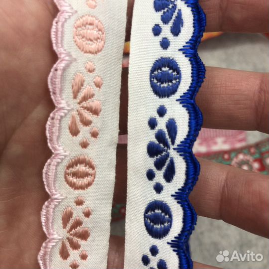 Тесьма СССР и Чехословакии из хлопка и вискозы