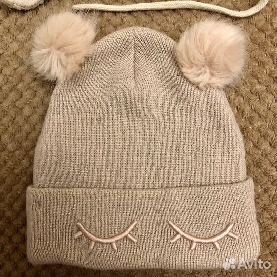 Шапка зимняя для девочки H&M 3 мес.,1,6,2,3 года