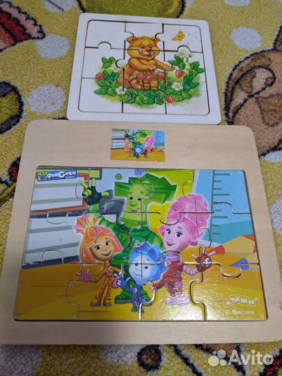 Пазлы деревянные