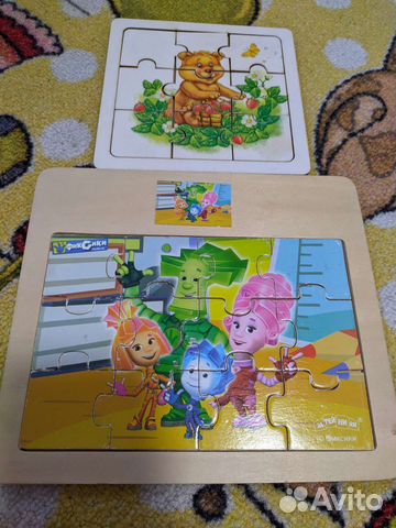 Пазлы деревянные