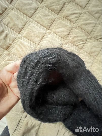 Шапка из пуха норки теплая